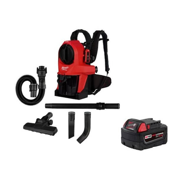 Milwaukee M18 FUEL 3-in-1 Backpack Vacuum w/ 5.0Ah Battery